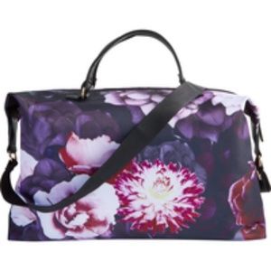 AWESOME Colorful floral travel duffle tote Bag NEW